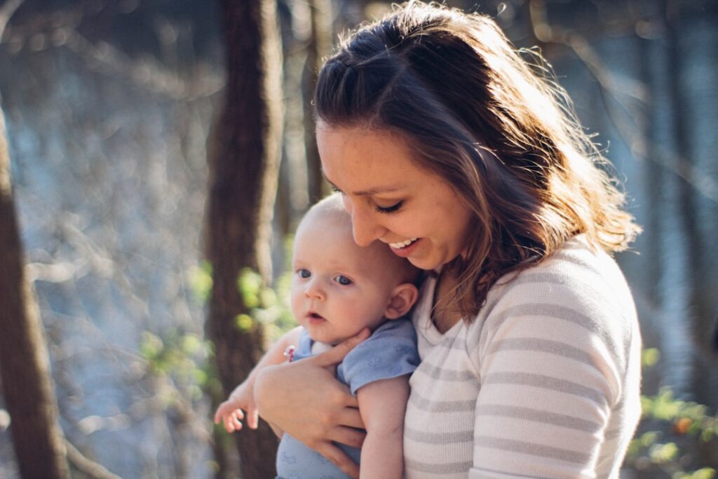 Photo Influencer with baby