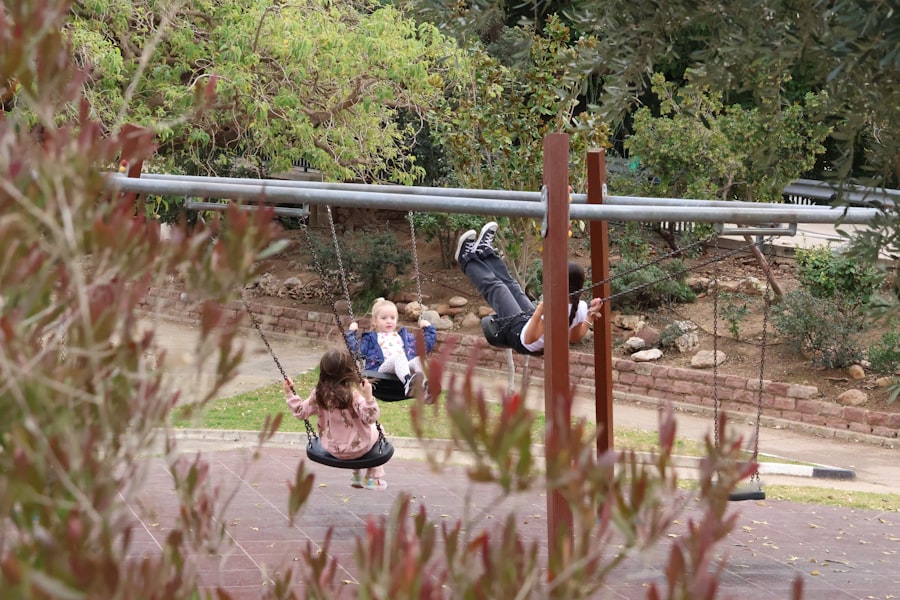 Photo Playground Swing