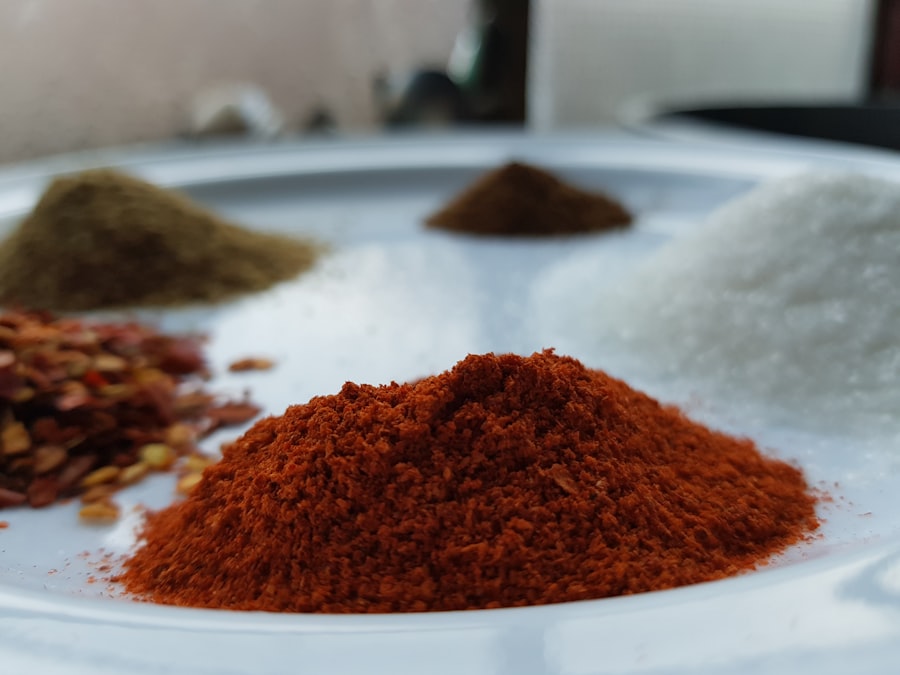 Photo Influencer posing with spices