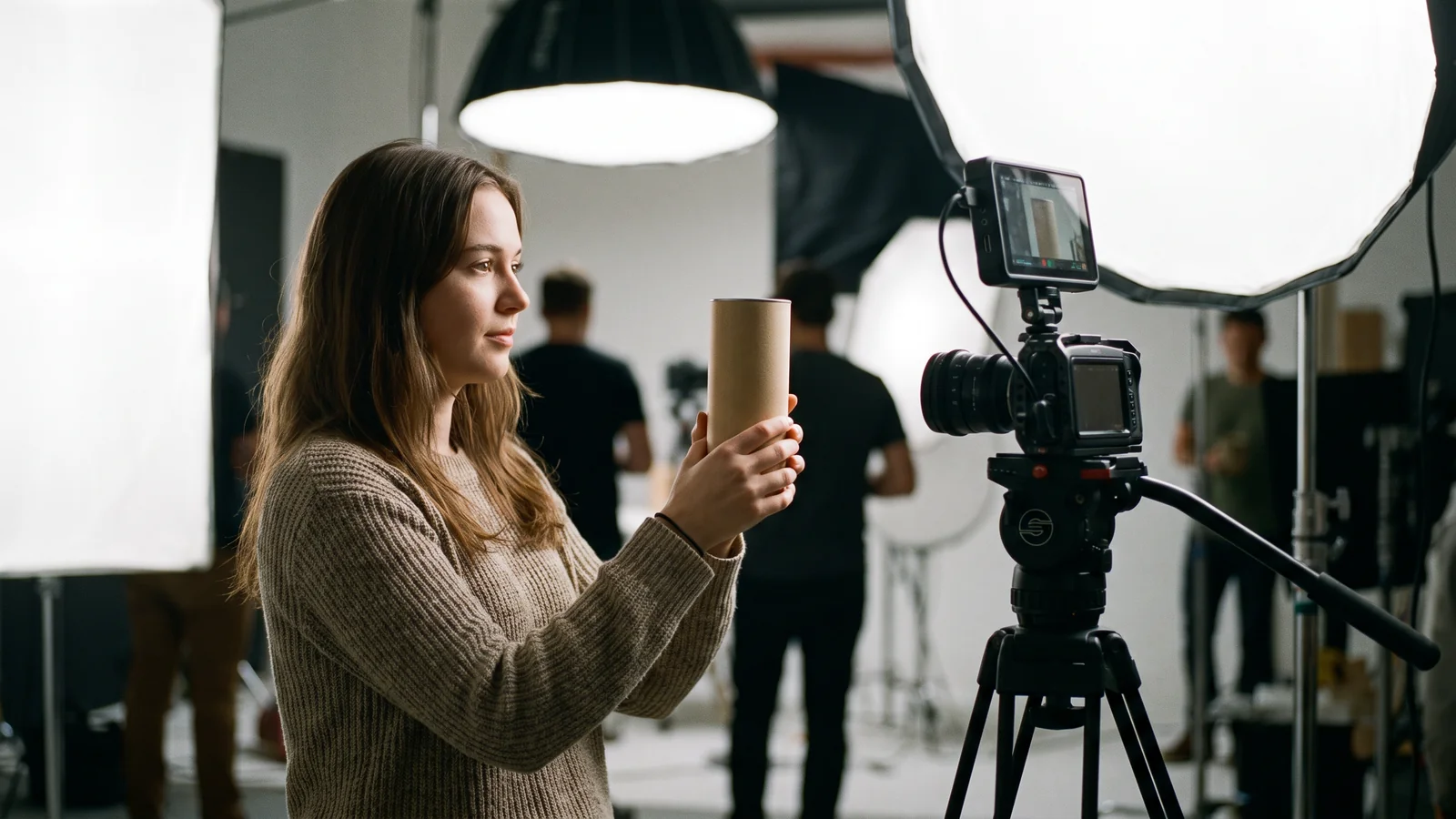 Marka için kampanya içeriği çeken influencer